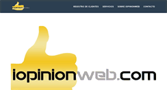 Desktop Screenshot of iopinionweb.com